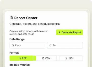 White-label report center