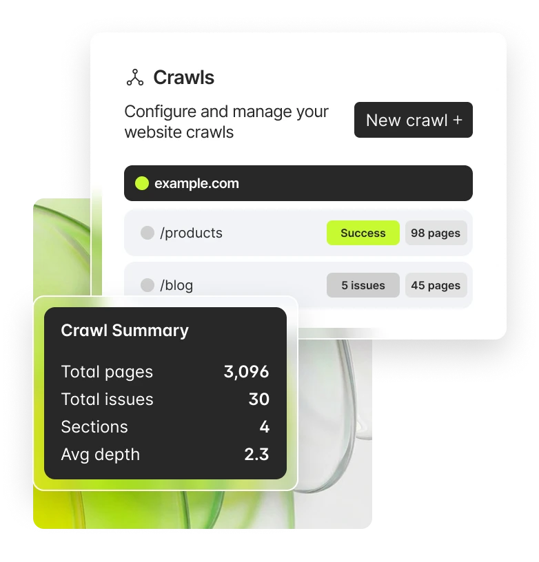 Crawling and scanning