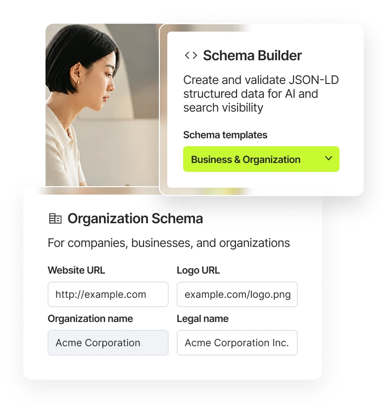 Schema and structured data